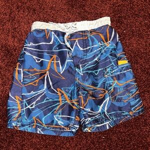 OshKosh B'gosh Men's Cargo Shorts - Blue and Orange